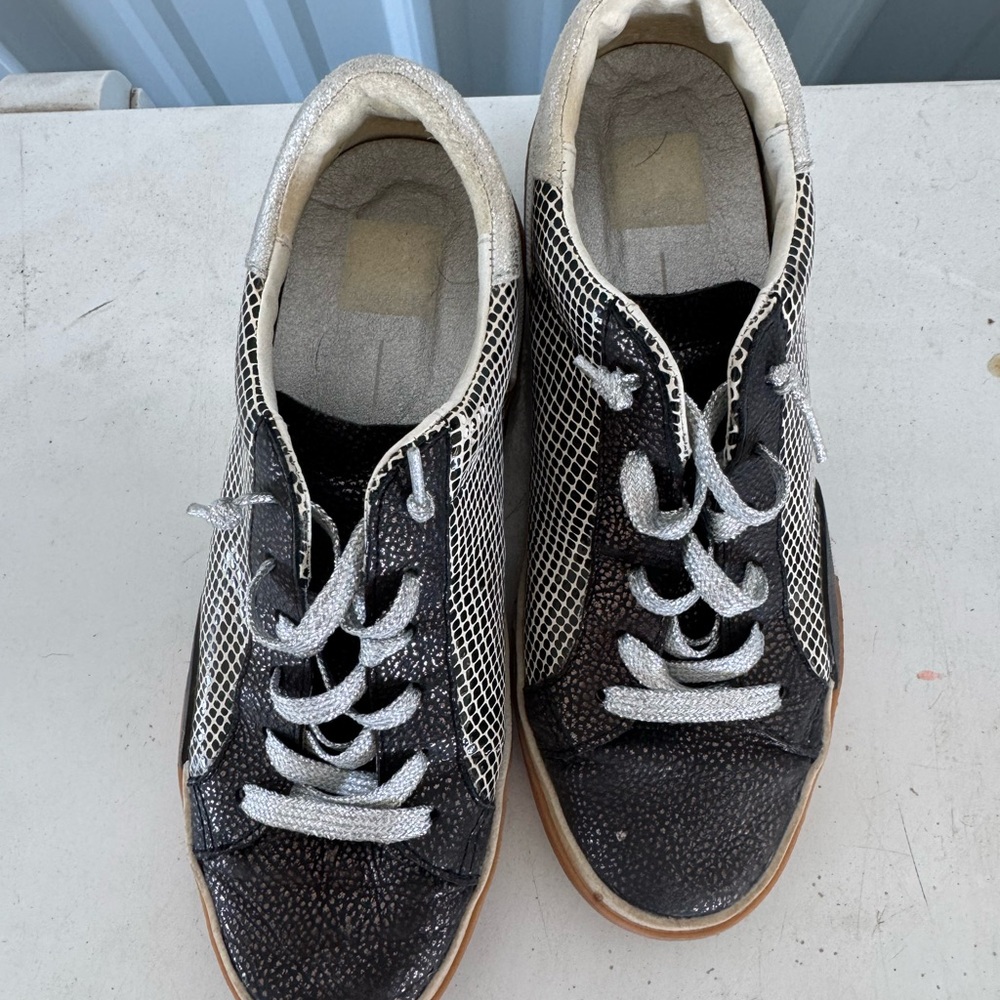 Dolce Vita Black and White Women's Sneakers
